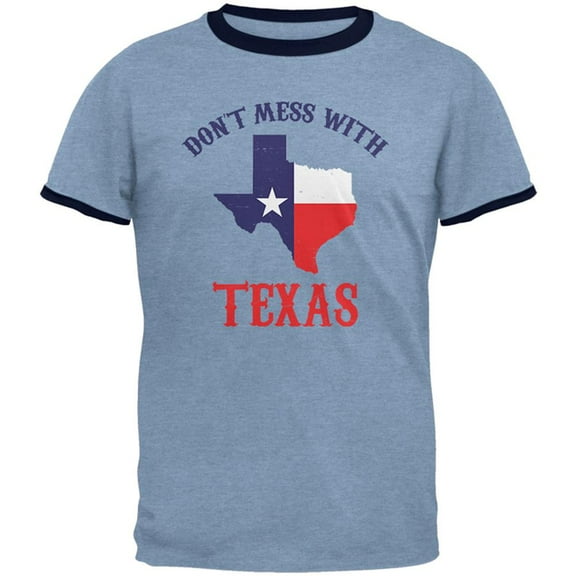 Don't Mess With Texas Mens Ringer T Shirt