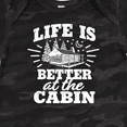thumbnail image 4 of Inktastic Life is Better at the Cabin with Trees and Moon Boys or Girls Baby Bodysuit, 4 of 5
