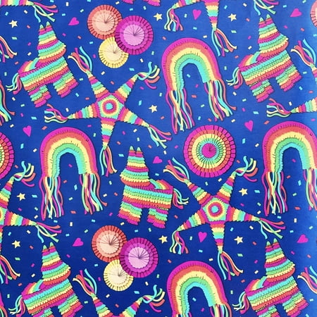 Jillson & Roberts Gift Wrap, Fiesta (8 Rolls 5ft x 30in)