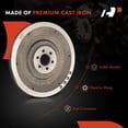 thumbnail image 4 of A-Premium Clutch Flywheel Compatible with Nissan Sentra 1988-1994, Pulsar NX 1987-1990, NX 1991-1993, 1.6L, 6 Bolt Holes, 105 Teeth, Replace# 1231078A51, 4 of 5