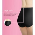 thumbnail image 3 of Exquisite Form 51070402A Control Top Basic Slimming Body Shaper Panties, Medium Control, 2-Pack, 3 of 6