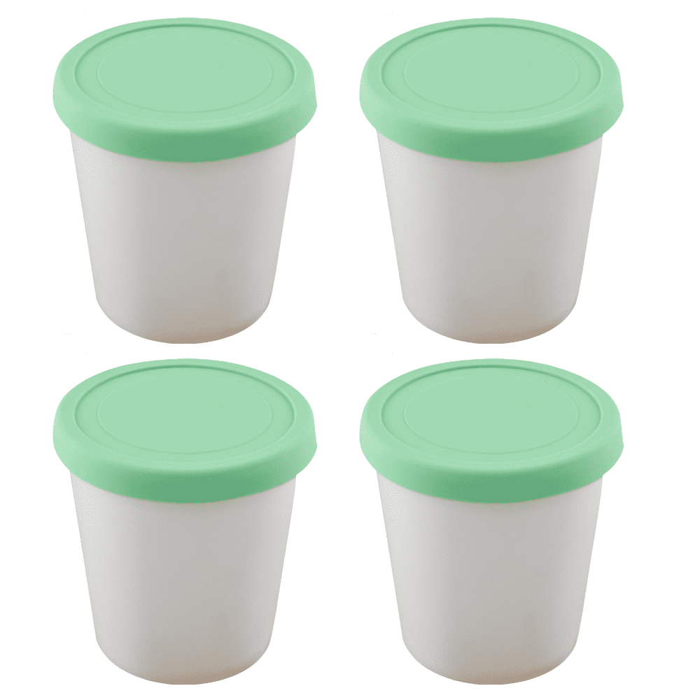Mini Ice Cream Storage Tubs - Set of 4