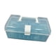 thumbnail image 1 of Estuche para guardar joyas,Estuche transparente para guardar joyas con 32 compartimentos,Caja de almacenamiento de aretes de gran capacidad de 32 unidades,Organizador de joyas portátil con Azul, 1 of 10