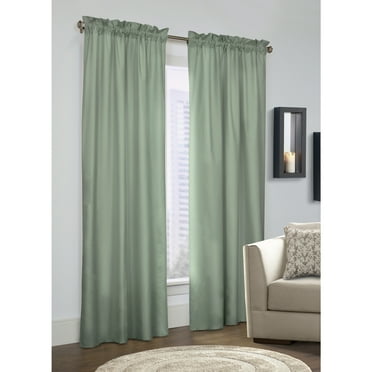 Thermalogic  40 x 63 in. Prescott Pole Top Curtain Panel Window Dressing, Sage - Set of 2