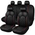 thumbnail image 1 of Fundas de Asiento para Auto CAROMOP 1960100401 Juego Completo Cuero Impermeable Universal, 1 of 5