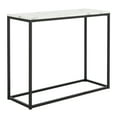 thumbnail image 3 of SAFAVIEH Baize Modern Contemporary Console Table, White/Grey, 3 of 11