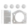 thumbnail image 4 of Amdohai Clear Acrylic Window Bird Feeder with 4 Suction Cups & Standing Pole High Feed, 4 of 8