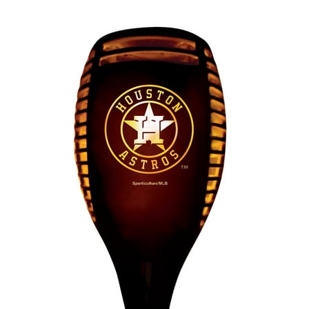 Sporticulture  Houston Astros Team Pride LED Solar Torch