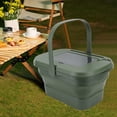 thumbnail image 3 of Foldable Camping Storage Basket, Large Capacity Outdoor Organizer Box for Picnic BBQ Car, 3 of 8