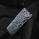 thumbnail image 3 of Funda protectora de hombro para cinturón de seguridad de coche de felpa acolchada con estampado de leopardo, 3 of 5