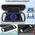 thumbnail image 2 of Funda de transporte para PS Portal: compatible con PlayStation Remote Player, funda PS5 Portal con bolsillo con cremallera para accesorios, bolsa rígida de viaje, 2 of 7