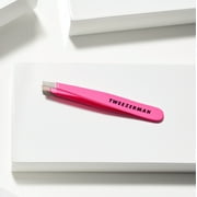 Tweezerman Neon Pink Mini Stainless Steel Slant Tweezer