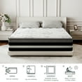 thumbnail image 5 of lemontalking 14 Inch Full Mattress Gel Memory Foam Spring Hybrid Mattress In A Box, 5 of 7