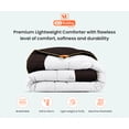 thumbnail image 3 of SGI Microfiber Comforter Set California King Size Chocolate Two Tone Style 3 PC, 3 of 5