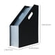thumbnail image 3 of Bolsa de Organizador de Archivos de Escritorio Vertical - Carpeta extensible de 13 compartimentos con hebilla, almacenamiento plástico azul/blanco/rosa para papeles y documentos A4, 3 of 9