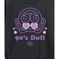 thumbnail image 3 of Polly Pocket - 90S Doll Polly Pocket - Women's French Terry Long Sleeve Shirt, 3 of 5