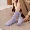 thumbnail image 2 of Yawlsow 7 Pairs Fuzzy Socks for Women, Soft Cozy Winter Warm Fluffy  Socks for Home Sleeping, US Size 5-10, 2 of 2