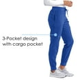 thumbnail image 3 of Barco ONE – Women’s Boost Jogger Pant, Mid-Rise Medical Scrub Pant w/ 4-Way Stretch Fabric & 3 Pockets Cobalt XL, 3 of 6