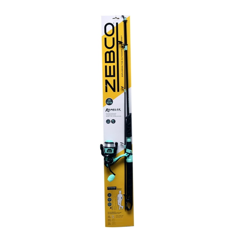 Zebco Kids Rambler Spinning Reel and Fishing Rod Combo, 5-Foot 3