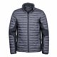 thumbnail image 1 of Teejays - Chaqueta acolchada con cremallera para hombre (Gris espacio/Negro) Tee Jays UTBC3834_spacegreyblack, 1 of 2