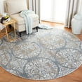 thumbnail image 2 of SAFAVIEH Isabella Johna Suzani Floral Area Rug, Silver/Ivory, 4' x 6', 2 of 10