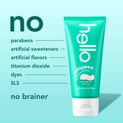 Hello Whipped Fluoride Toothpaste, Minty Foam Toothpaste, Peppermint Stick, 4.0 oz