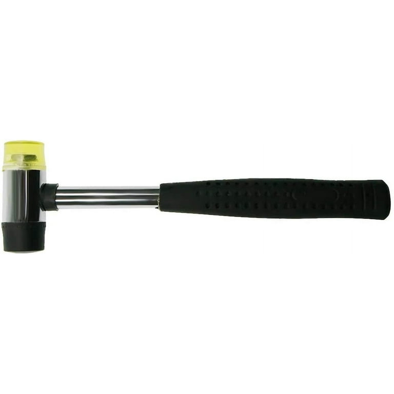 New Rubber Mallet Hammer 25mm Nonslip Grip Dual Mini Rubber and Nylon Head Face Northtiger