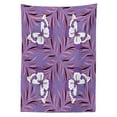 thumbnail image 2 of Mauve Outdoor Tablecloth, Exquisite Butterfly Icons Spiritual Animal with Wings Fairy Illustration, Decorative Washable Fabric Picnic Table Cloth, 58 X 84 Inches,Lavender and White, by Ambesonne, 2 of 2