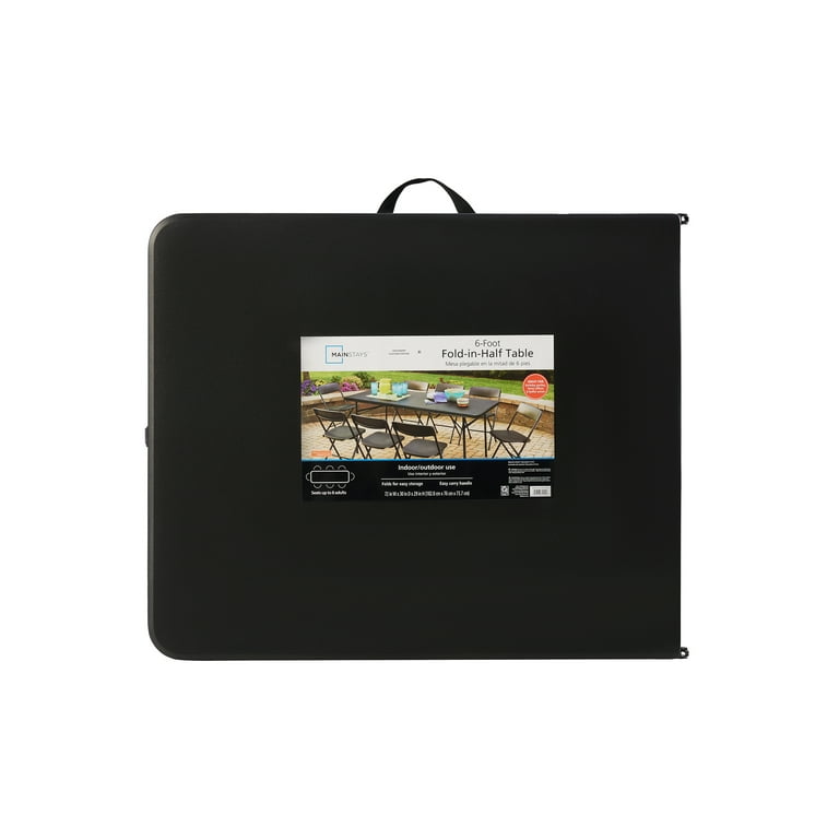BAGLE　テーブル　WAL

  NAは売り切れとなっております。 Mainstays 6 Foot Bi-Fold Plastic Folding Table, Black - Walmart.com