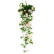 thumbnail image 1 of Flor simulada Flor artificial Planta colgante Rosa Planta colgante de pared Planta colgante de pared para sala de estar interior, 1 of 4
