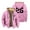 Pink, variant on Russell Dickerson RussellMania Zipper Jacket Long Sleeve Winter Parka Women Men Casual Fashion Coat
