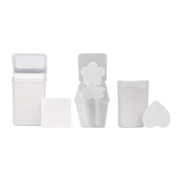 Almohadillas para uñas de 600x, suministros de limpieza de uñas, almohadillas de removedor de tela portátiles, no tejidas, para proyectos de belleza