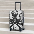 thumbnail image 5 of Uemuo Abstract Ink Octopus Printed Washable Luggage Cover - Fashion Suitcase Protector Fits 18-32 Inch Luggage -Medium, 5 of 9