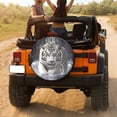 thumbnail image 3 of KAKALAD Tiger Snow Spare Tire Cover Universal Vehicle Accessories Buckle Car Tools 14”in, 3 of 6