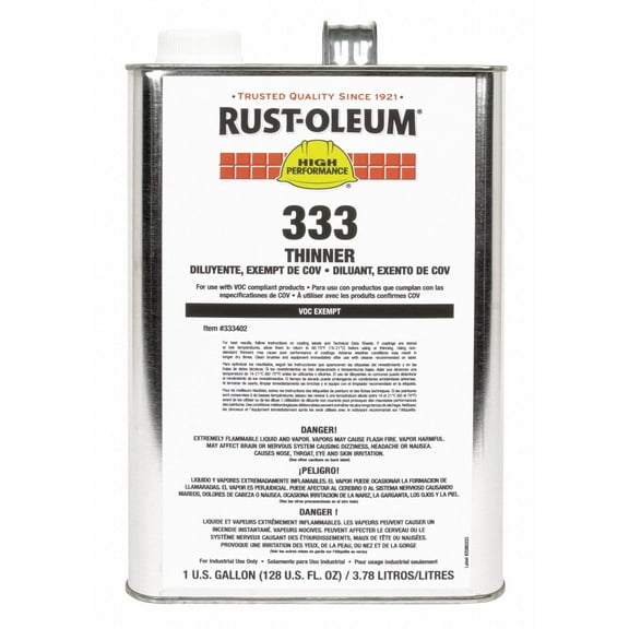 Rust-Oleum Paint Thinner,1 gal,Can  333402