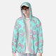 thumbnail image 2 of Balery Colorful Sweet Donuts Sudadera ligera de manga larga con capucha y protección solar UPF 50+ para hombre y mujer, ideal para pesca y running-X-Large, 2 of 7