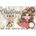 thumbnail image 2 of Sheena Pike Art 18x13 Gold Ornate Wood Framed with Double Matting Museum Art Print Titled - Christmas Cookies Sign - Ginger MunchkinZ Elf, 2 of 4