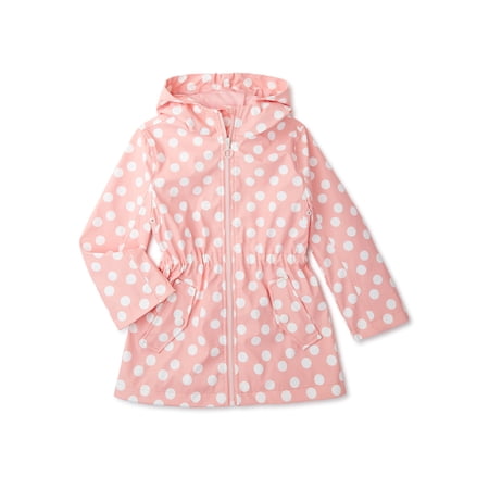 Urban Republic Toddler Girl Vinyl Raincoat Anorak, Sizes 12M-4T