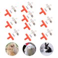 thumbnail image 3 of 30Pcs Bird Feeder Automatic Feeder Water Drinker Waterer For Rodents Rat Rabbit Farm Animal Supplies, 3 of 9
