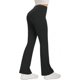 thumbnail image 3 of Pantalones de yoga acampanados para mujer, leggings de cintura alta con corte acampanado, campana de entrenamiento., 3 of 5