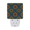 thumbnail image 5 of Yayeee LED Plug in Night Light for The Home with Auto Dusk to Dawn Light Sensors, 2 Pack, Blue Art Sunflowers, 5 of 6