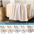 thumbnail image 6 of Antelope Deer Throw Blanket,Super Soft Flannel Cozy Faux Fawn Animal Striped Print Fluffy Thick Warm Throws for All Seasons,Washable Plush Blanket Home Decorative for Couch Bed Office(Beige,60x80), 6 of 6