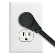 Hyper Tough Indoor 10-Outlet 10ft Surge Protector 2480-Joule Protection with 4 USB Ports, Black
