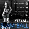 thumbnail image 5 of Yes4All Slam Ball, PVC Sand Filled Medicine Ball, 10-40lbs Weight Ball - Tread Black 20 LBS, 5 of 7