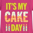 thumbnail image 3 of Instant Message - Its My Cake Day - Toddler & Youth Girls Short Sleeve Graphic T-Shirt, 3 of 6