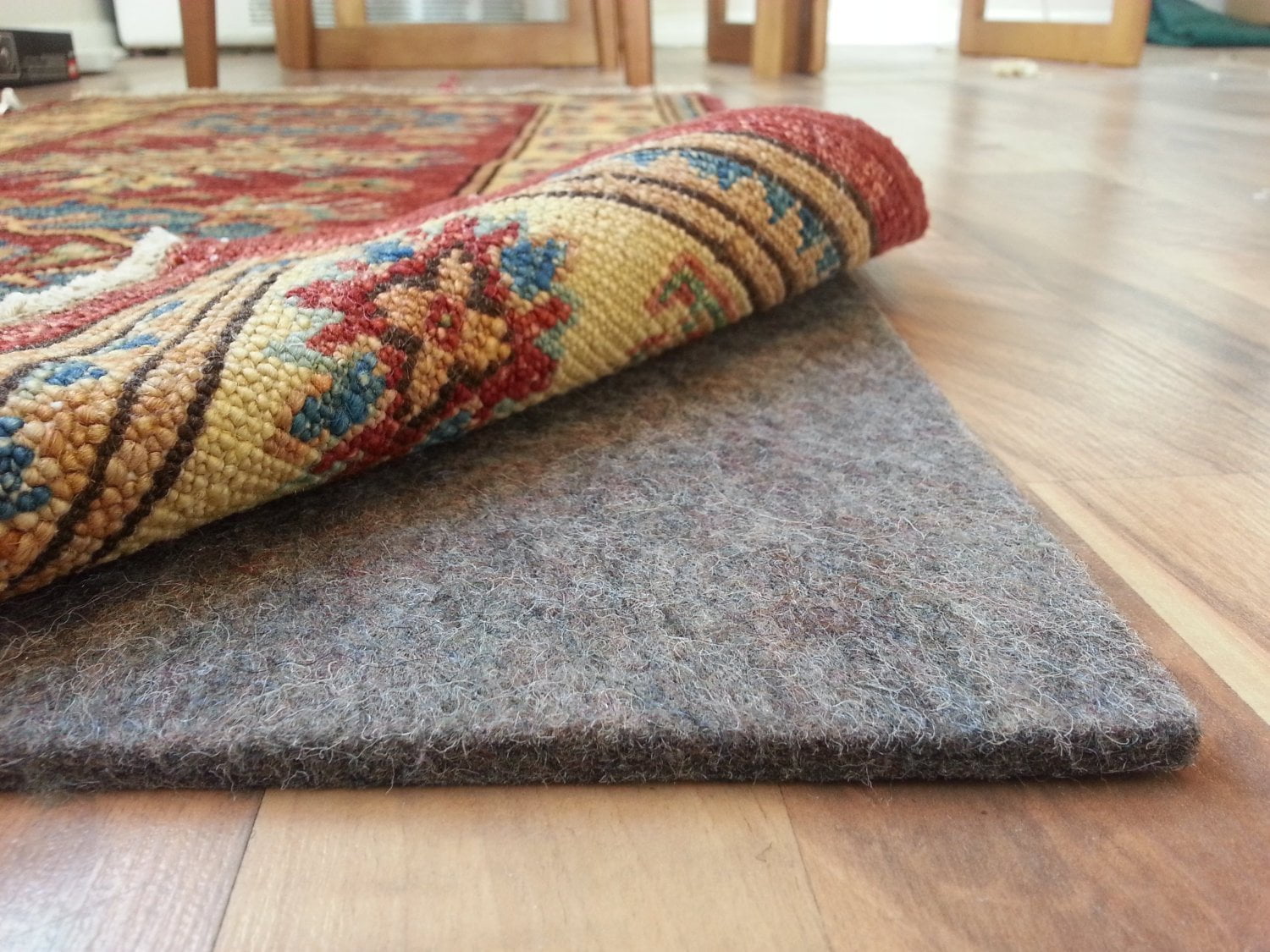 Rug Pad Central 10 X 14 100 Felt Extra Thick Cushion Comfort And Protection