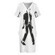 thumbnail image 4 of MJ's moonwalk Vestido suelto con bolsillo vestido elegante vestido de mujer, 4 of 7