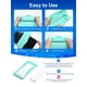 thumbnail image 5 of Funda impermeable para teléfono Wellhouse IPX8 de 7 pulgadas, paquete de 2 unidades, azul y verde, 5 of 6