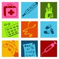 thumbnail image 2 of Medical Picto Wall Mural Decal by Wallmonkeys Vinyl Peel and Stick Graphic (36 in W x 36 in H), 2 of 4