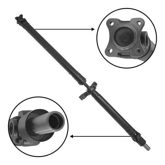 USA Standard Gear Rear Driveshaft for Subaru Legacy, 2.2/2.5, AT, Length 62.25